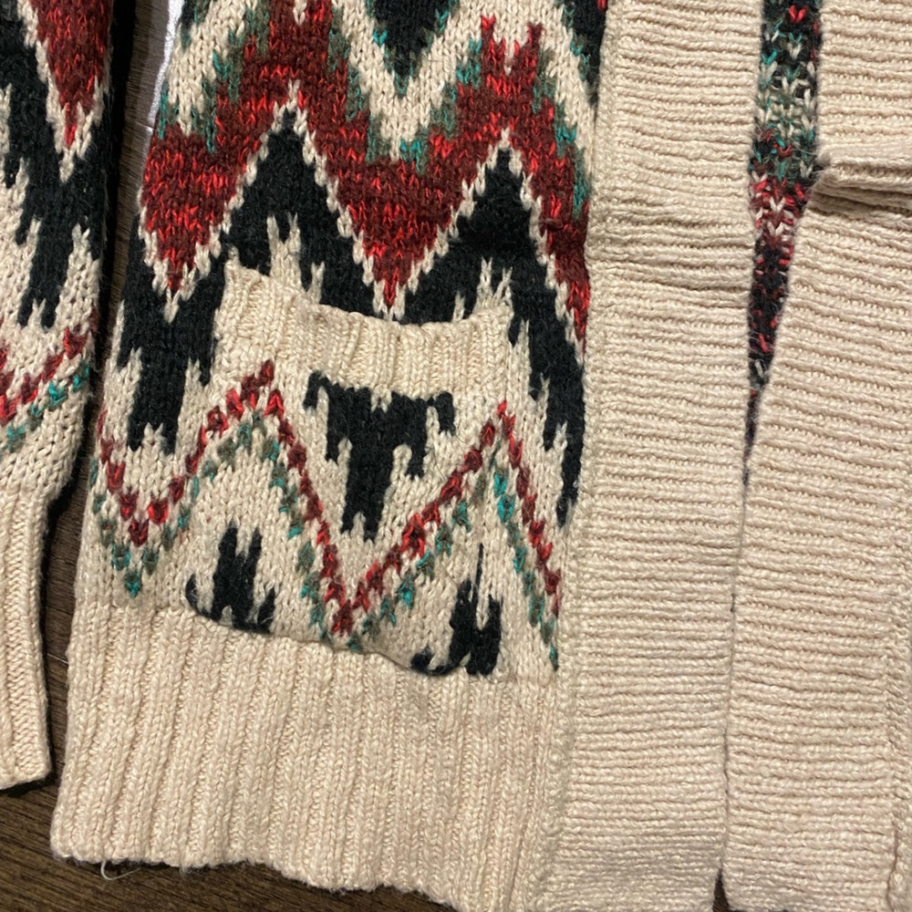 Thick Multi-Color Cardigan - Picture 3 of 4